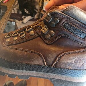 Timberland Men's Chocolate Leather Hiking Boots